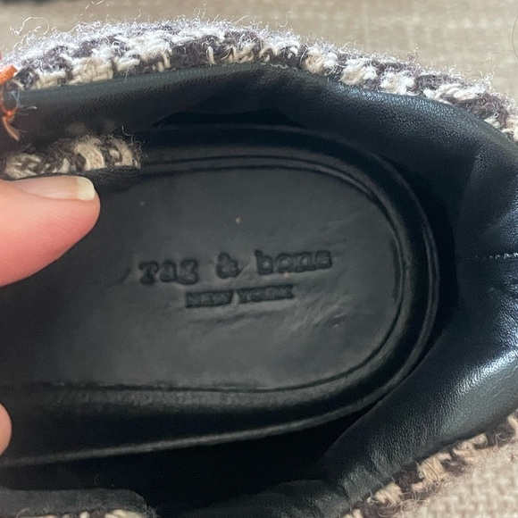 RAG & BONE Retro Hiking Houndstooth Sneaker (7.5) - Picture 9 of 11